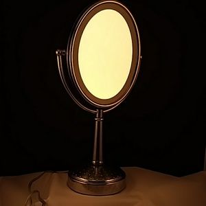 GLAMOUR Vanity Illuminated Dual Sided Mirror